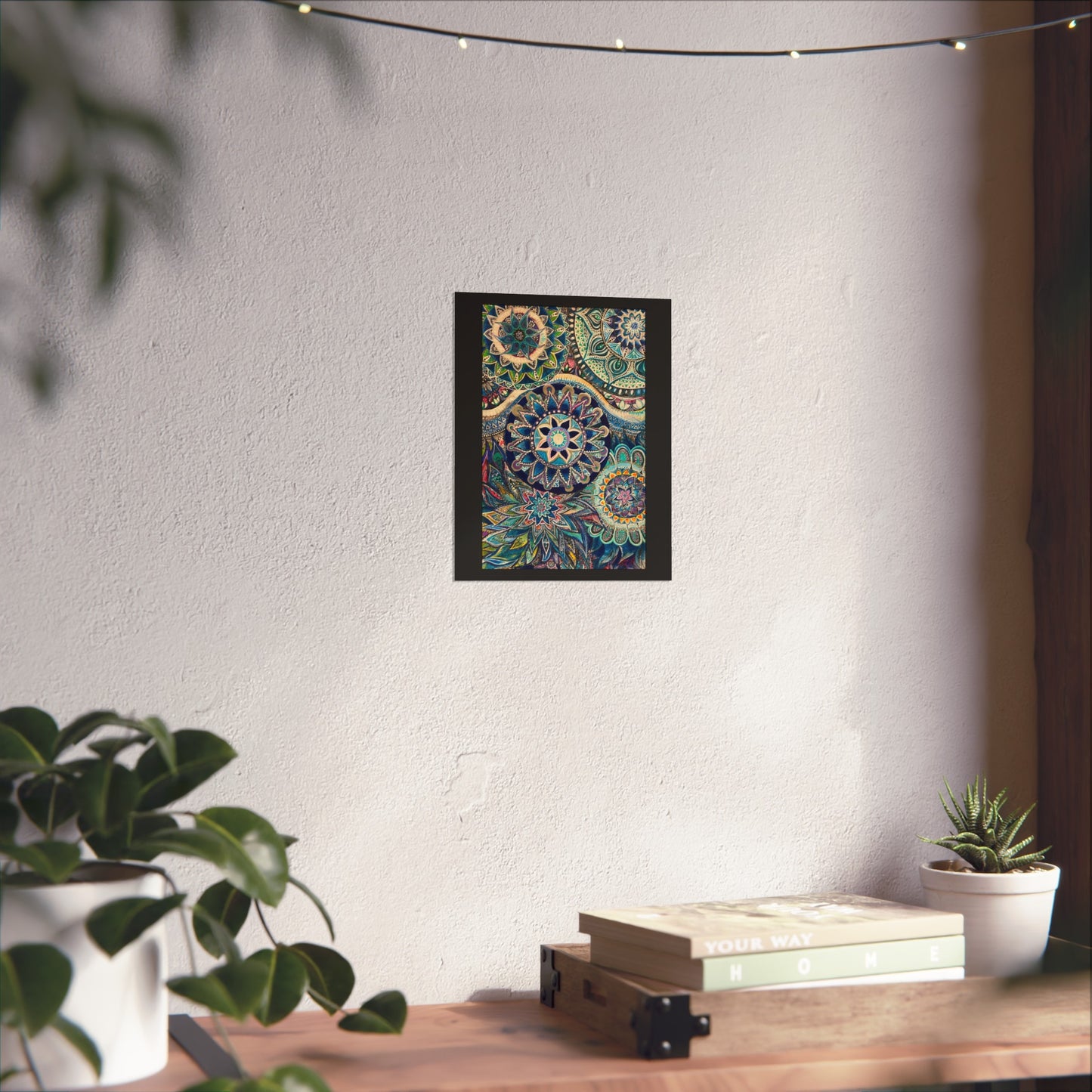 "Blue Mood" print artwork by AINA COOK