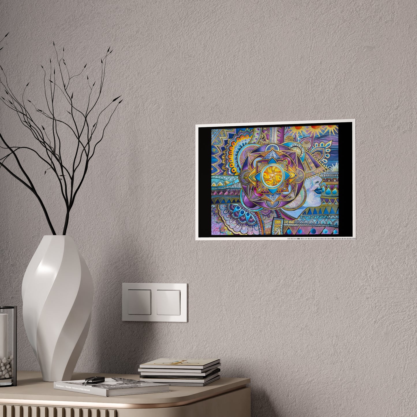 "Purple Mood" print by AINA COOK