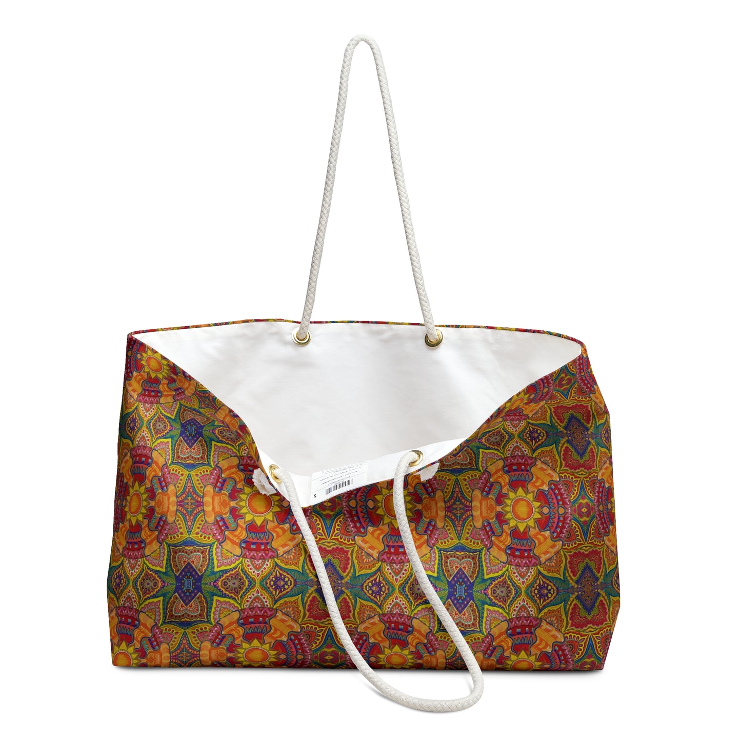 Pattern Weekender Bag