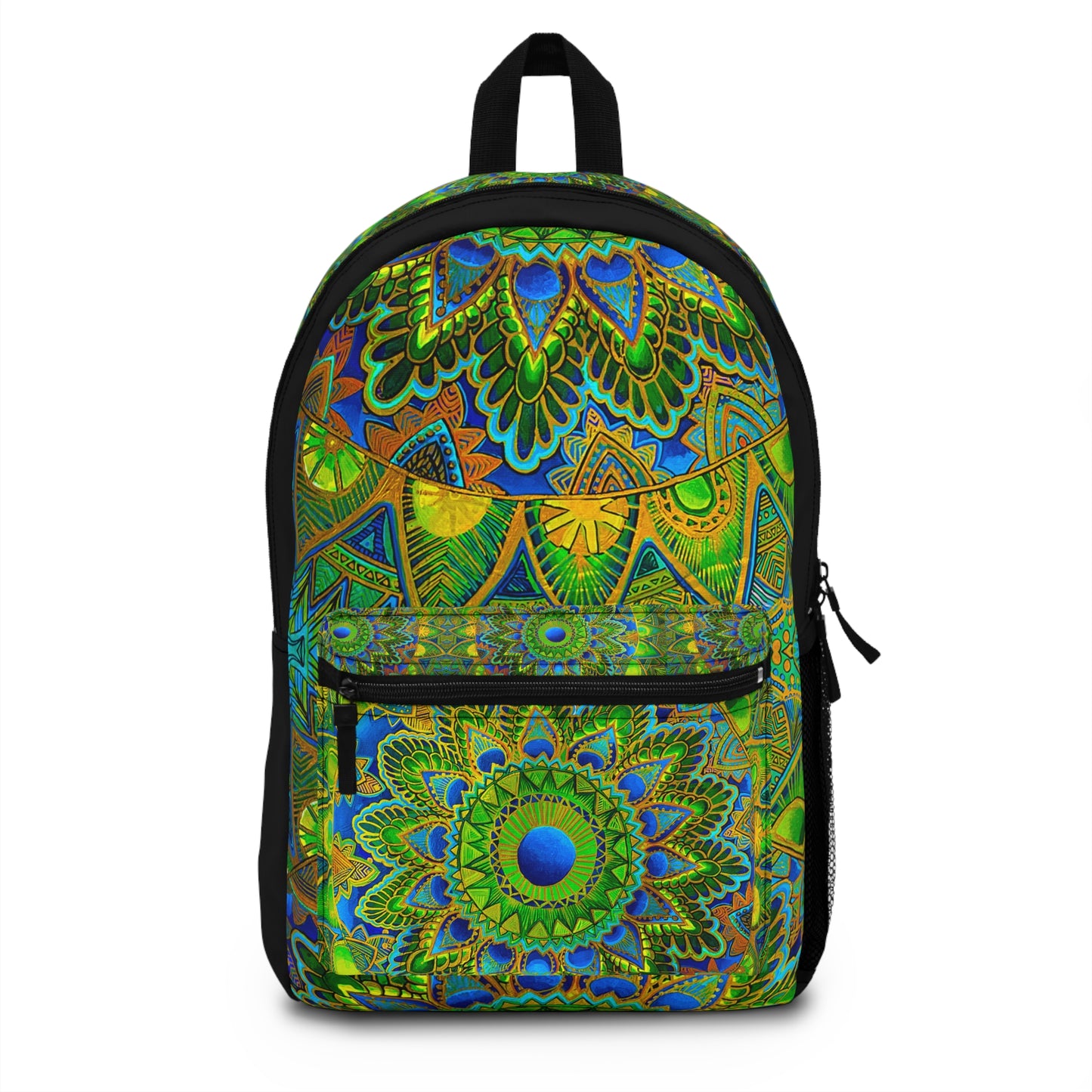 "Green Mood" artwork by AINA COOK     Backpack