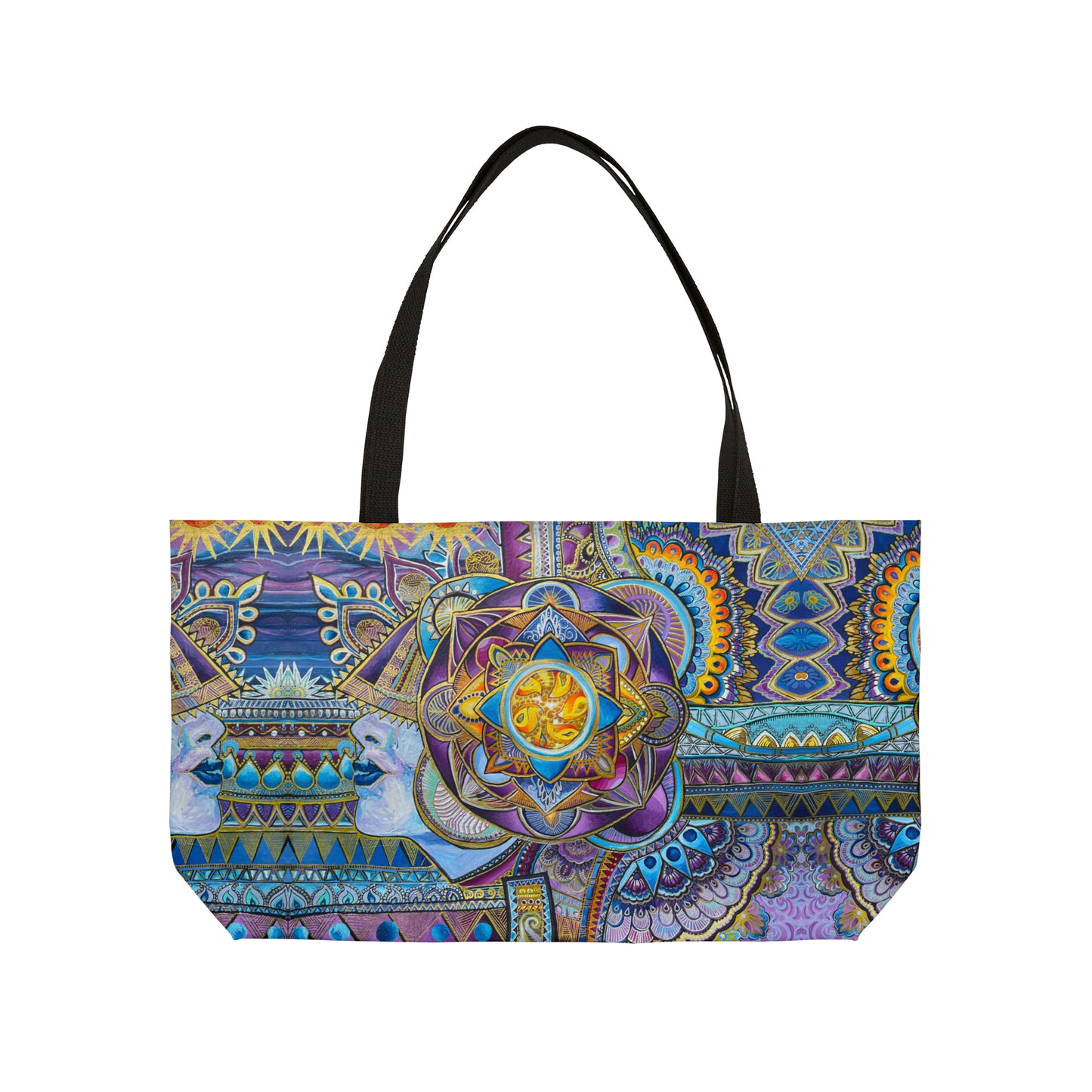 Weekender Tote Bag - Purple AINA COOK Design