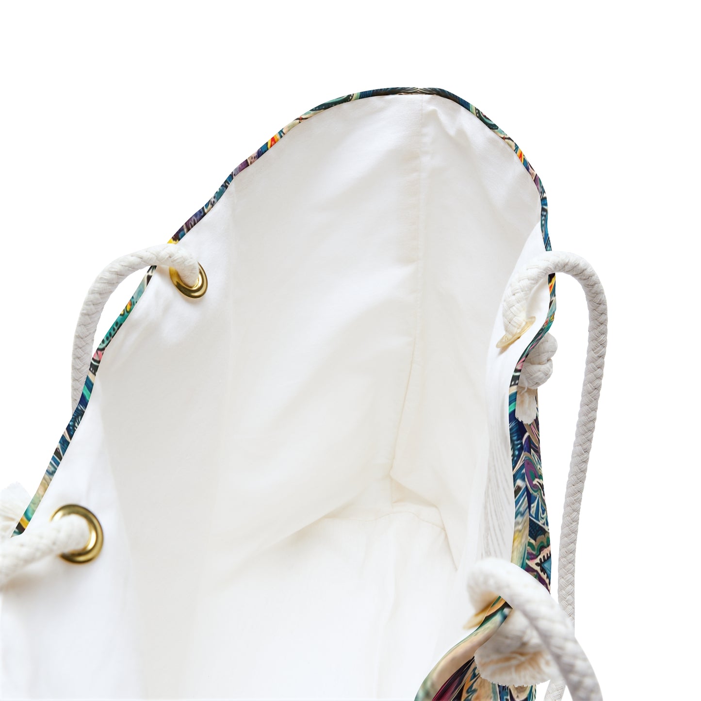 "Blue Mood" artwork printed Weekender Bag