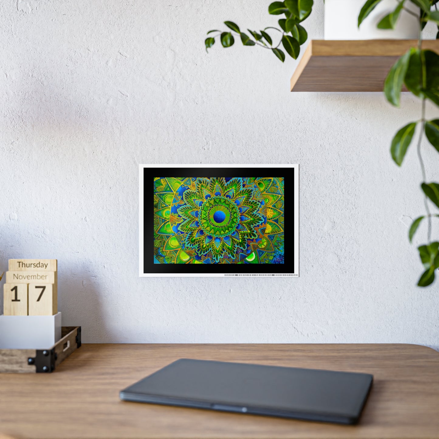 "Green Mood" Artwork by AINA COOK                       PRINT