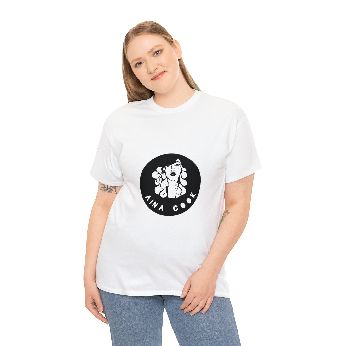 AINA COOK logo -   Unisex Heavy Cotton Tee