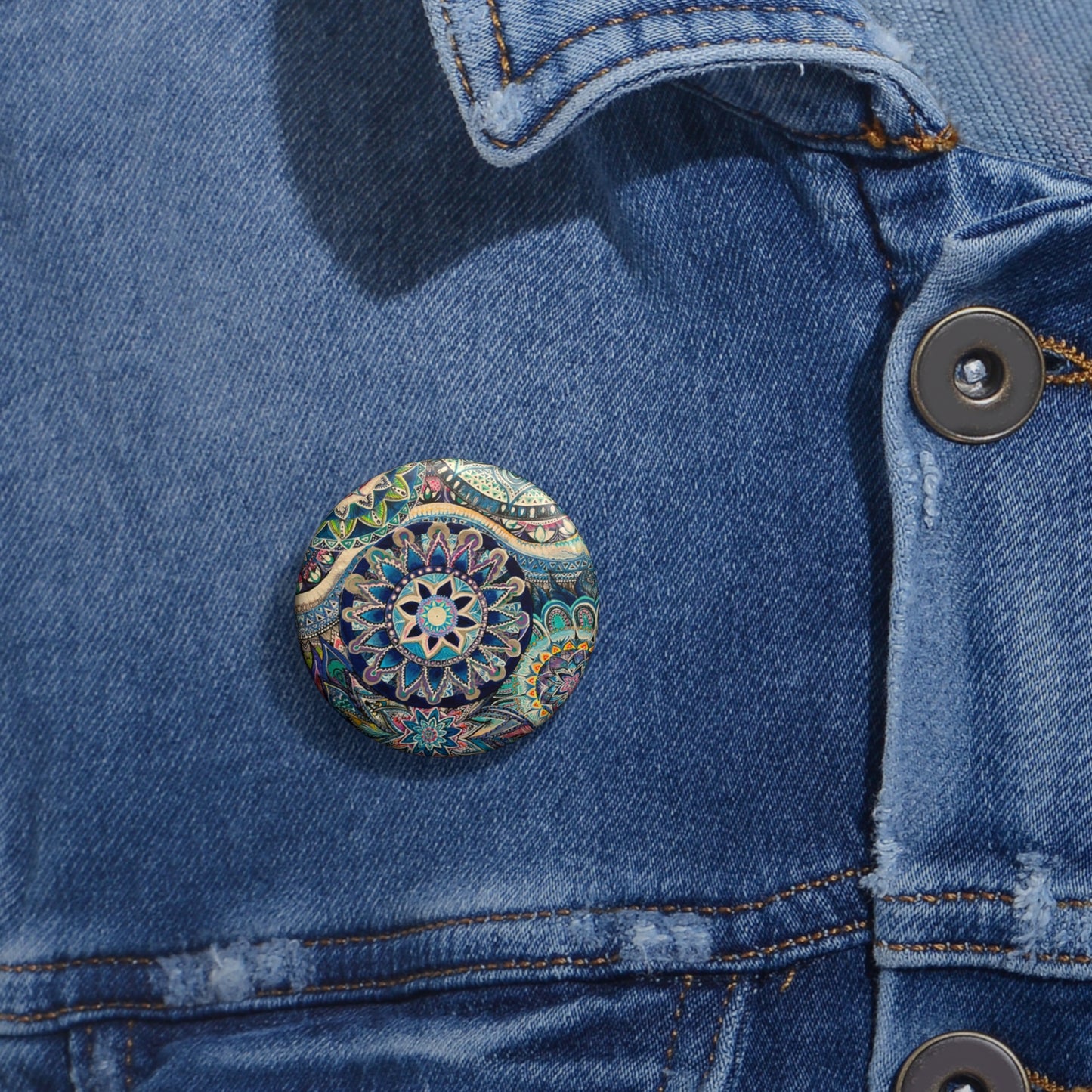 "Blue Mood" pin                    Artwork by AINA COOK