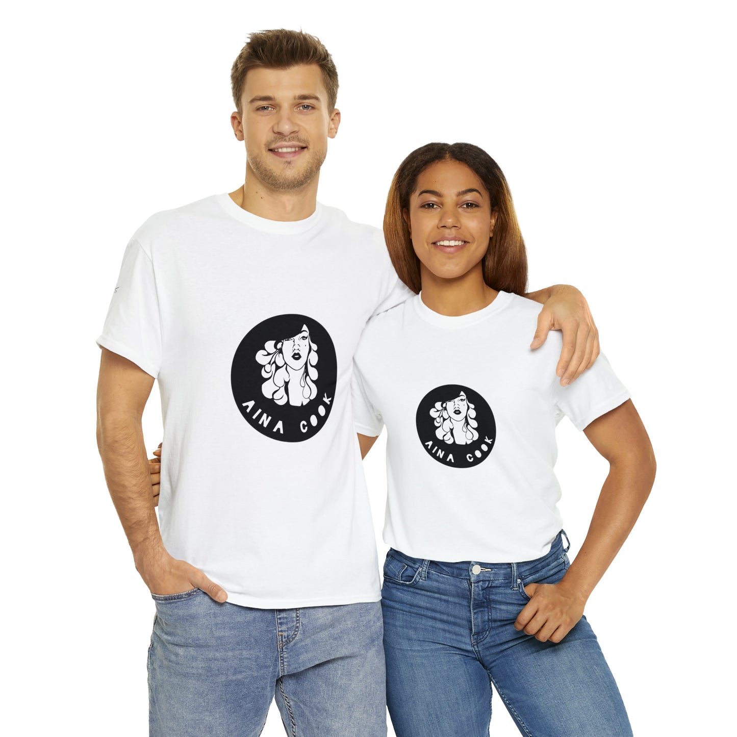 AINA COOK logo -   Unisex Heavy Cotton Tee