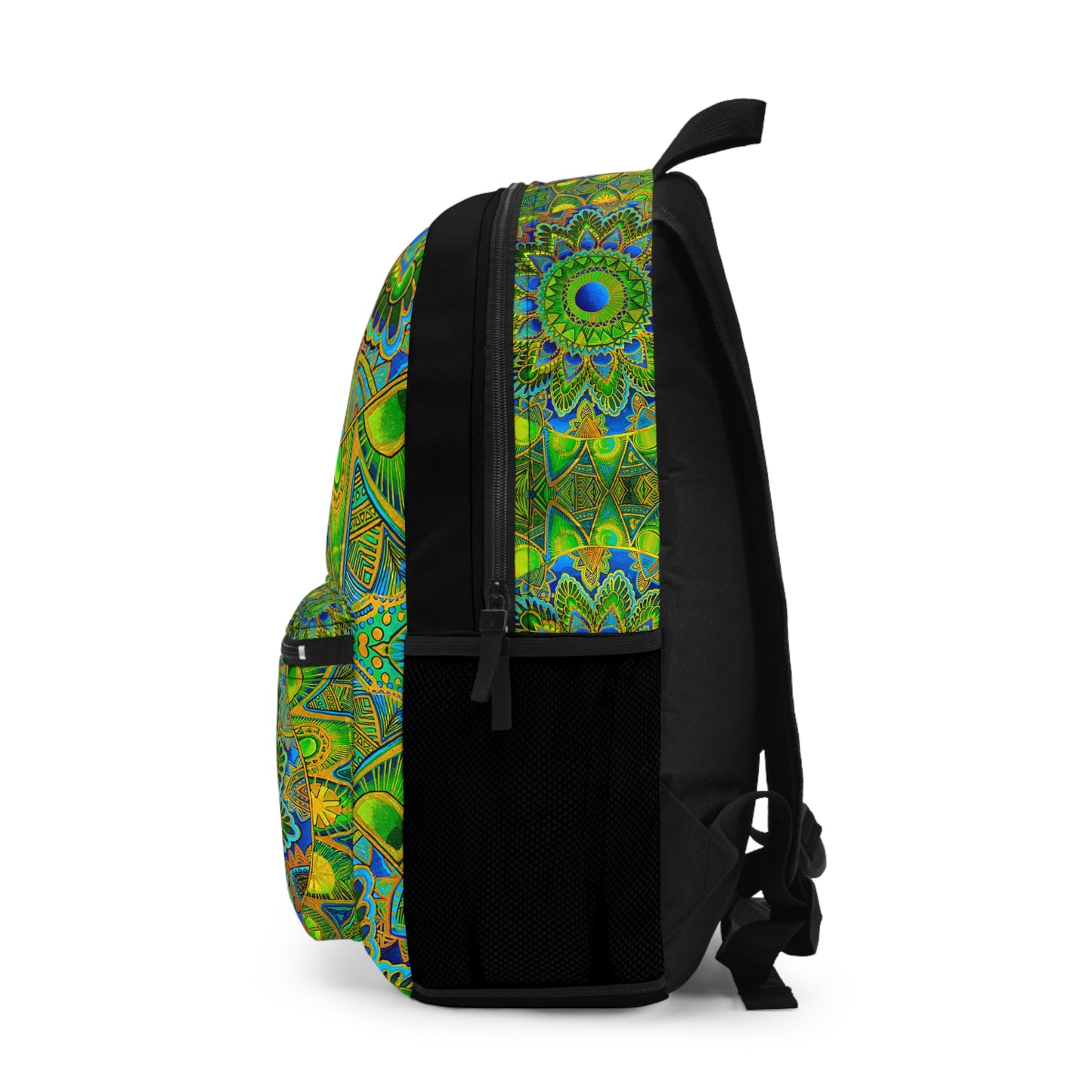 "Green Mood" artwork by AINA COOK     Backpack
