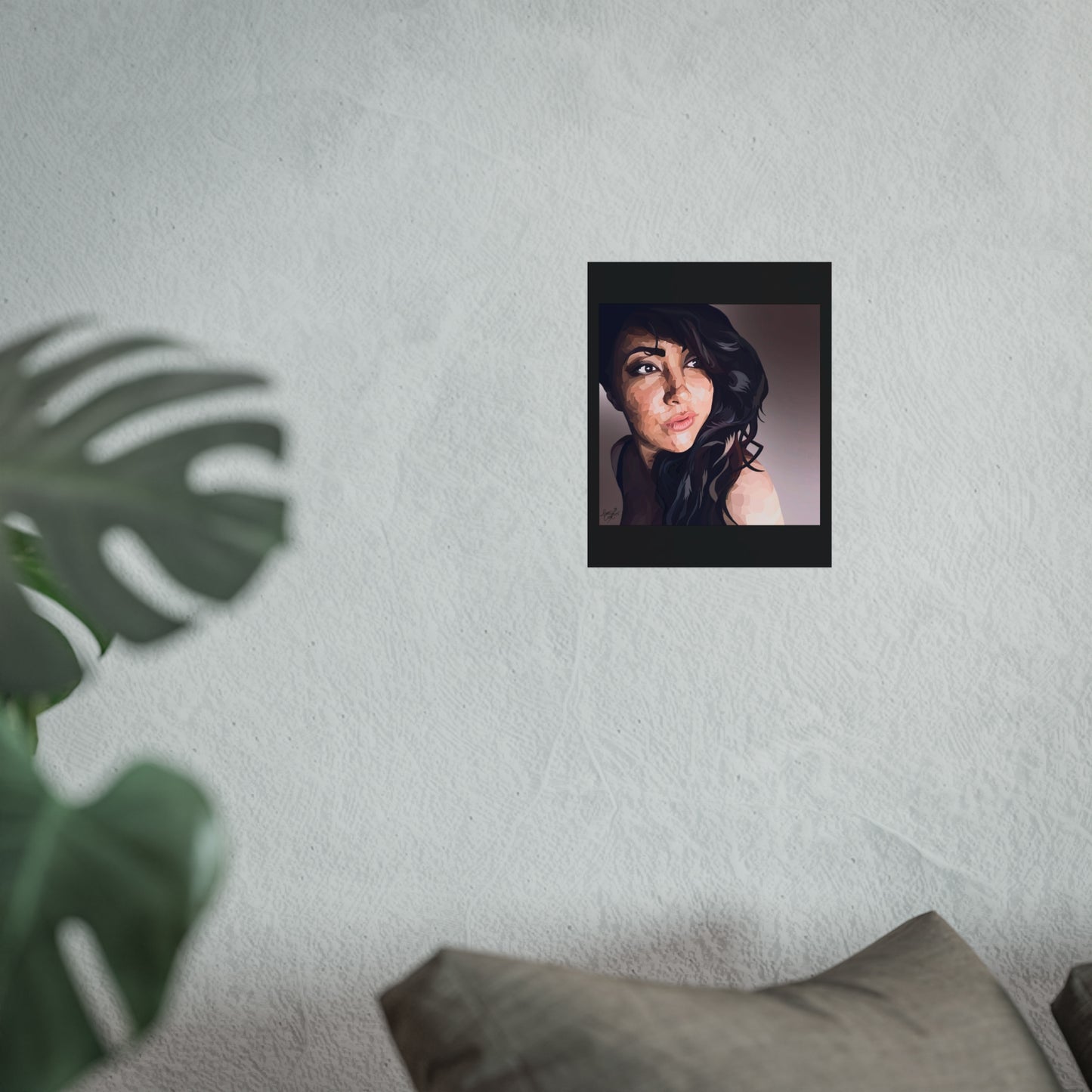 Self Portrait, digital painting by AINA COOK