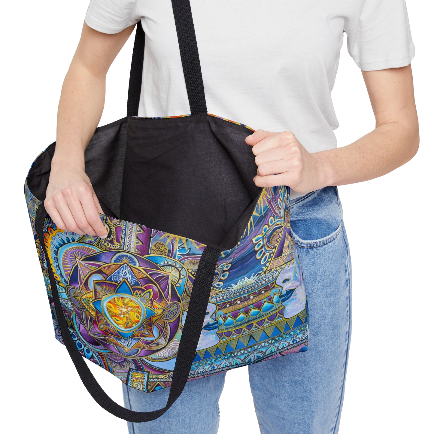 Weekender Tote Bag - Purple AINA COOK Design
