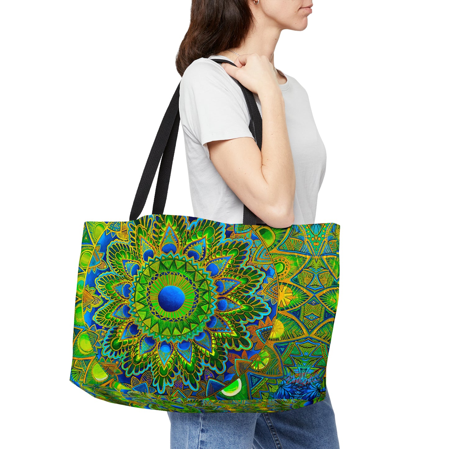 Green Mood Weekender Tote Bag