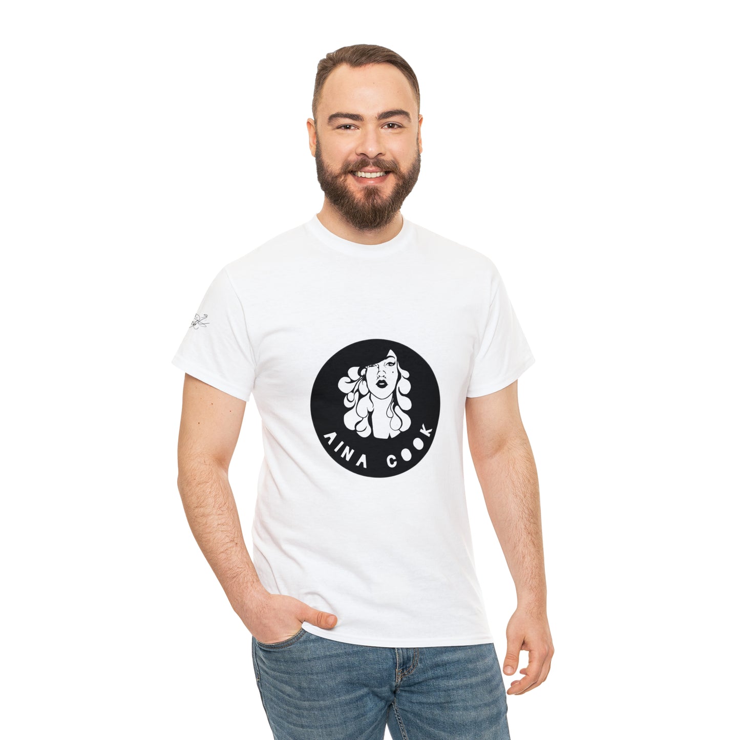 AINA COOK logo -   Unisex Heavy Cotton Tee