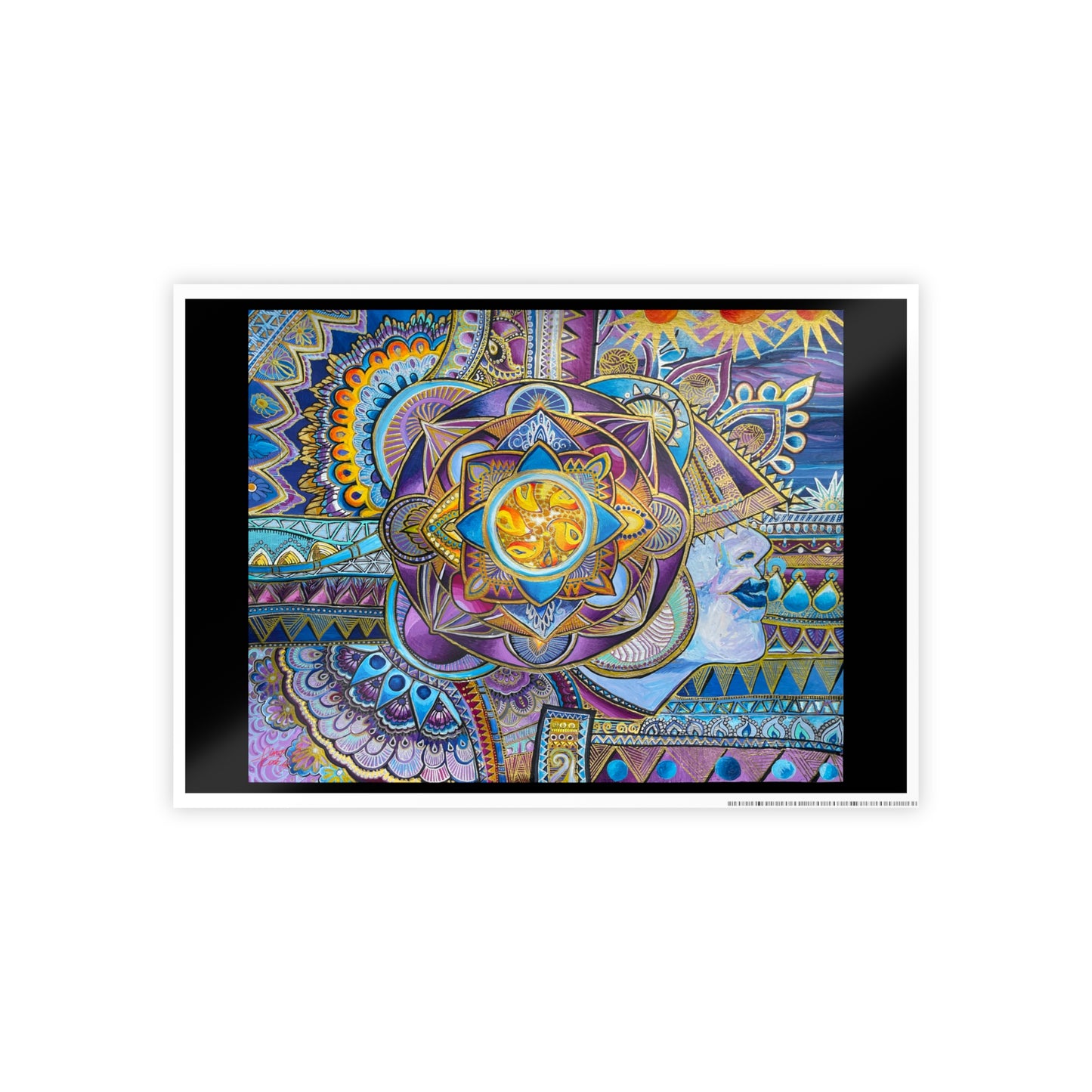 "Purple Mood" print by AINA COOK