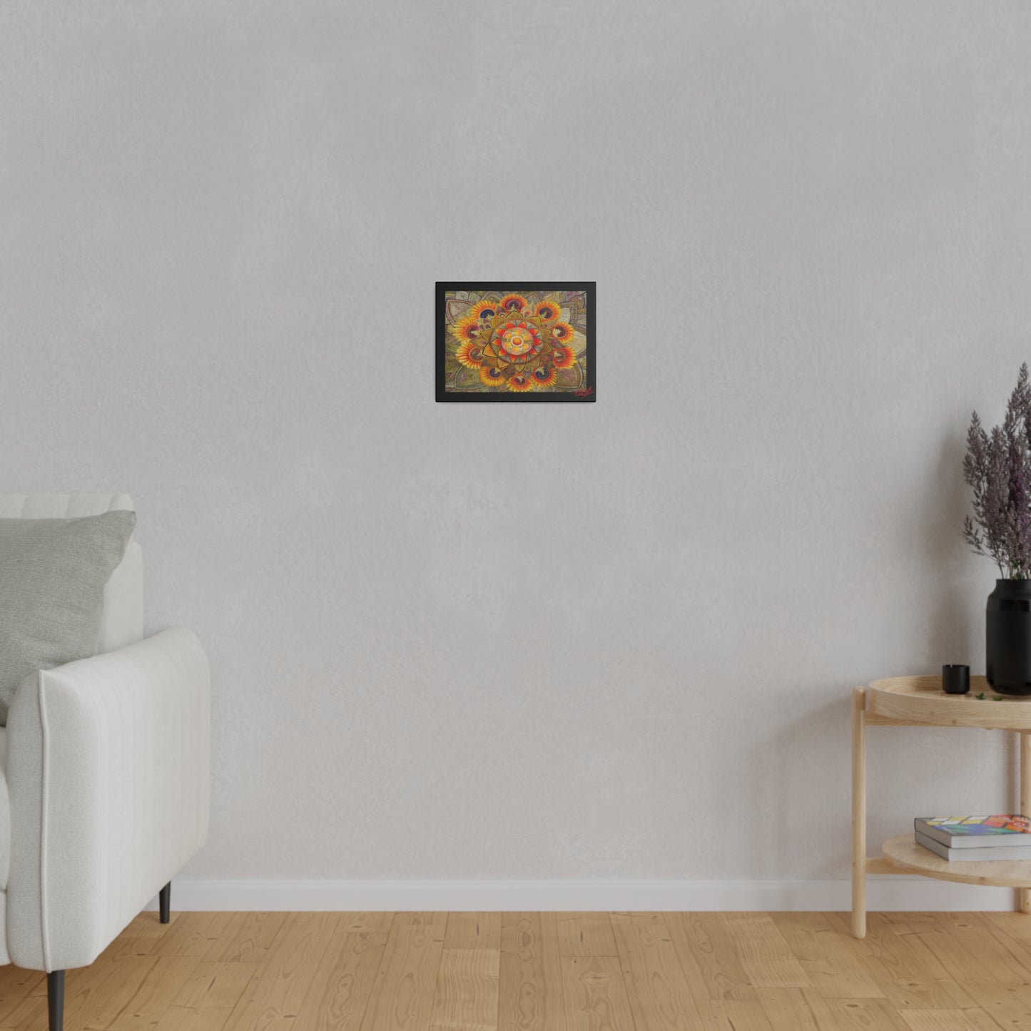 Gold Mandala by Aina Cook (print)              -       Matte Canvas, Stretched, 0.75"
