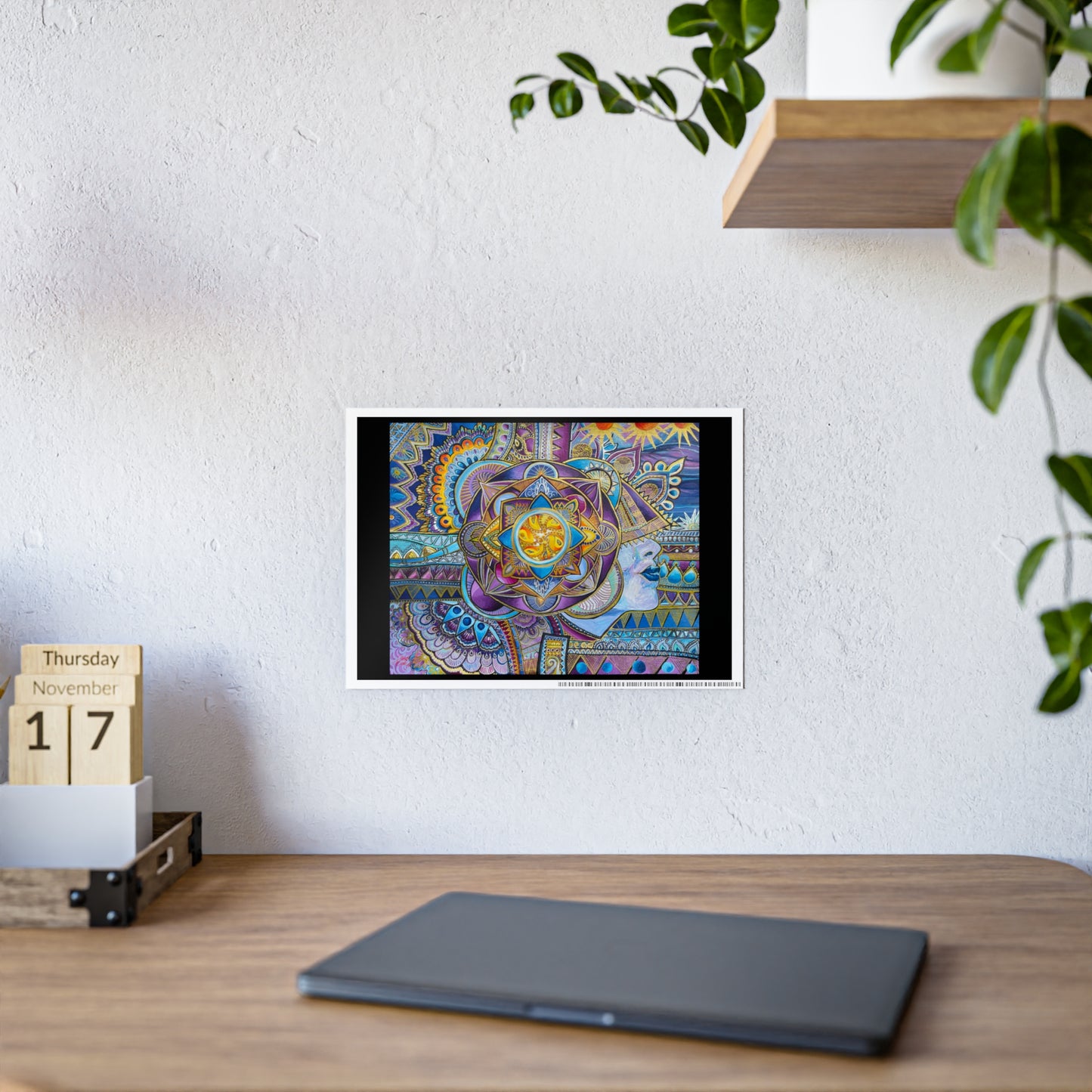 "Purple Mood" print by AINA COOK